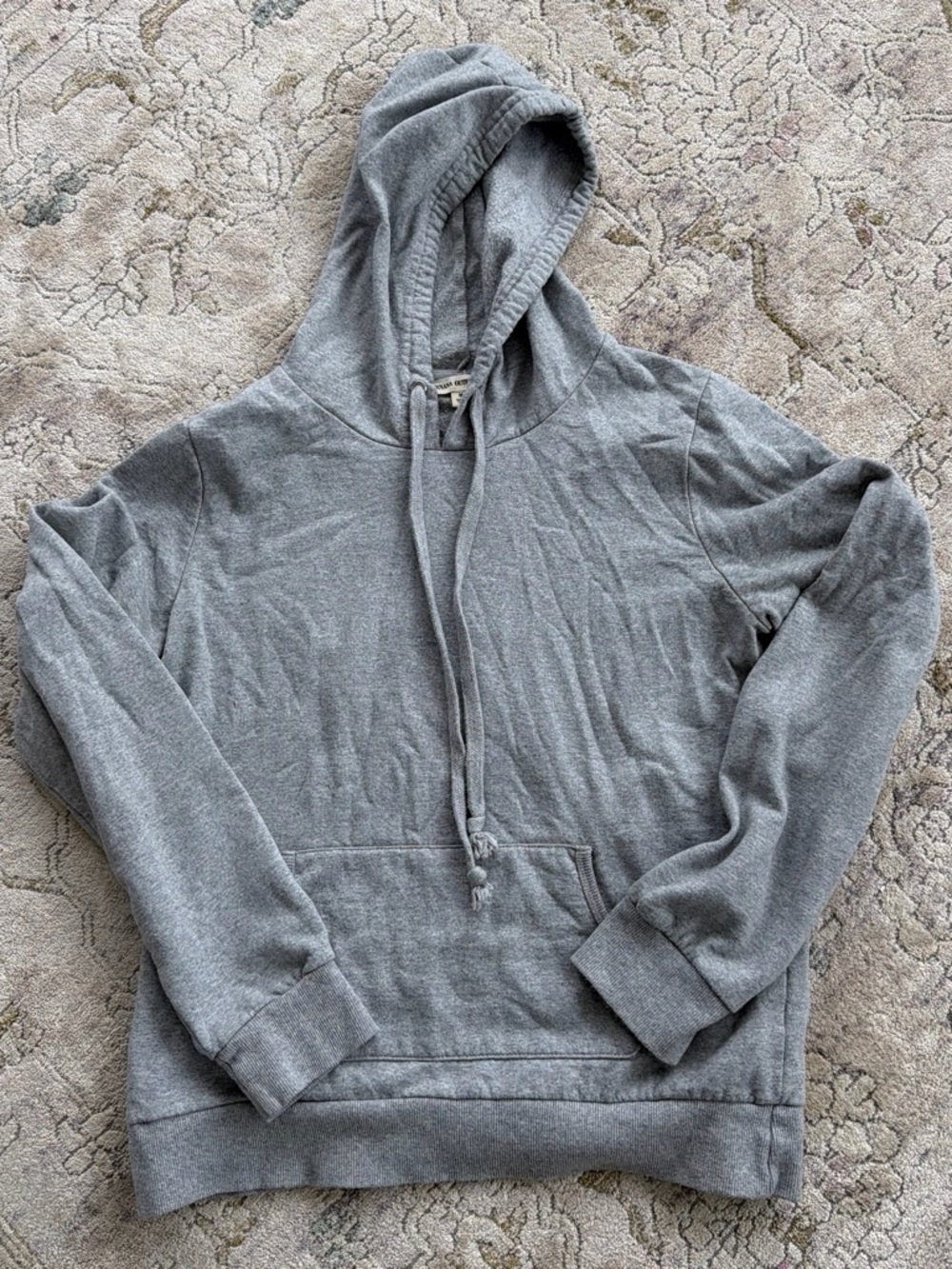 Zenana Women’s Gray Hooded Pullover Sweatshirt
